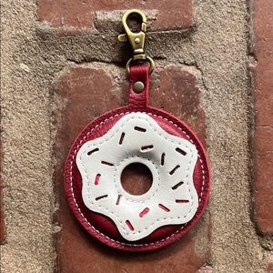 Portland Leather Goods Donut Keychain